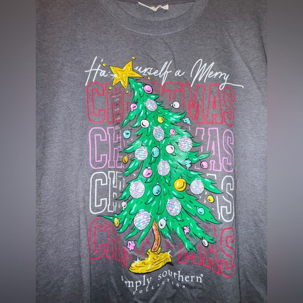 Simply Southern Christmas Tree TShirt - Picture 7 of 8